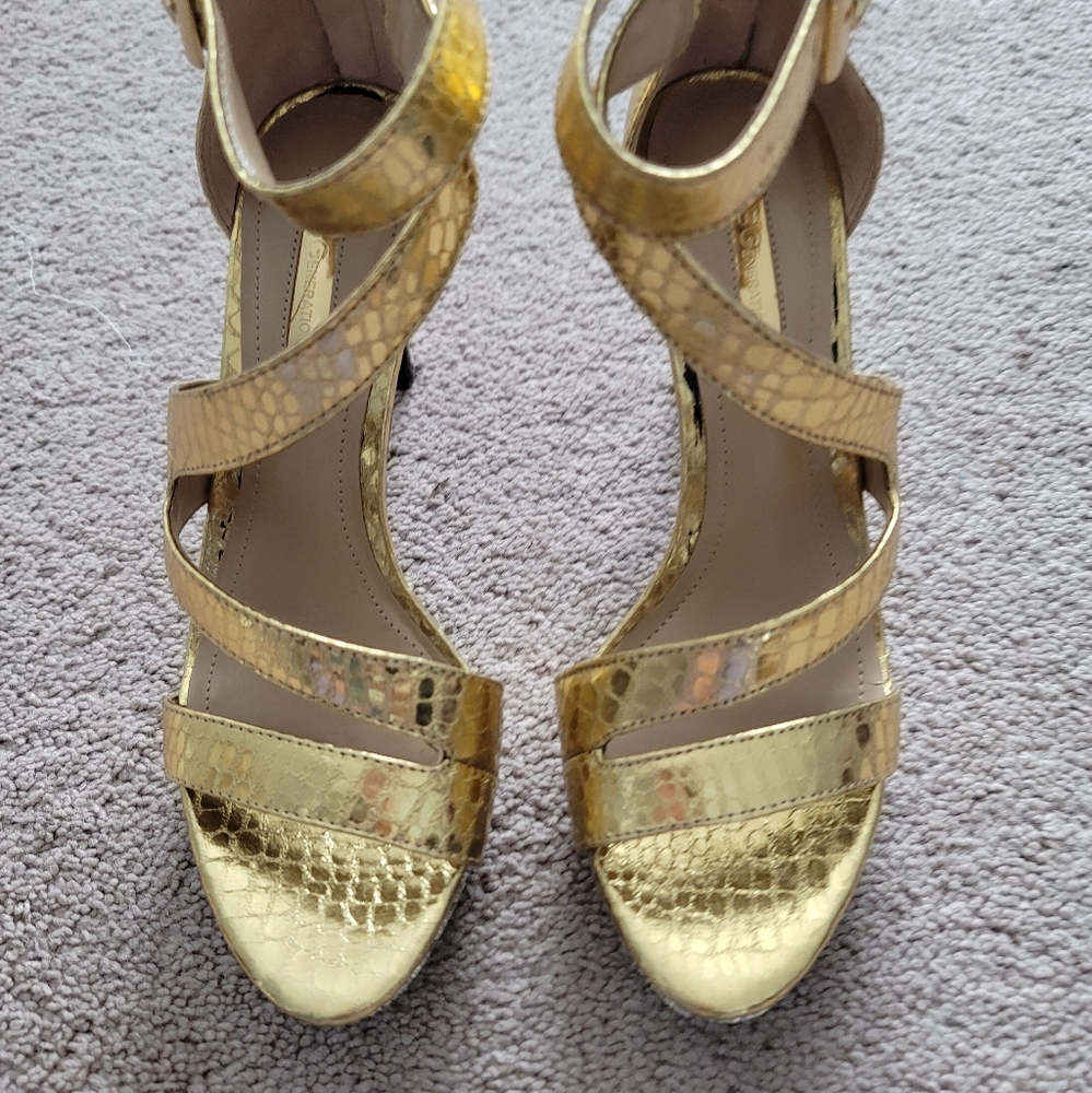 BCBG Generation Gold Heels